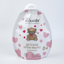  Ecolatier - Dětské krémové mýdlo "Soft care" 0+