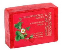 Glycerinové mýdlo Le Café de Beauté - Čerstvé jahody 100 g