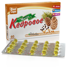 Cedrový olej Realcaps v kapslích - 60 kapslí