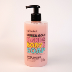 Cafe mimi - tekuté mýdlo na ruce a tělo "Super Goji"
