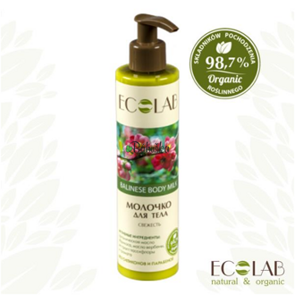 EO LAB - balijské jemné osvěžující tělové mléko 250 ml.
