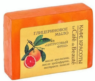 Glycerinové mýdlo Le Café de Beauté - Citrusový fresh 100 g