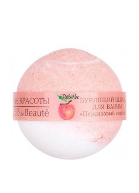  Le Cafe de Beaute - šumivá koule do koupele - broskev 120 g