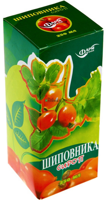 Šípkový sirup 250 ml.
