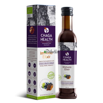 Immuno Elixír Čaga & Černý rybíz 250ml BIO