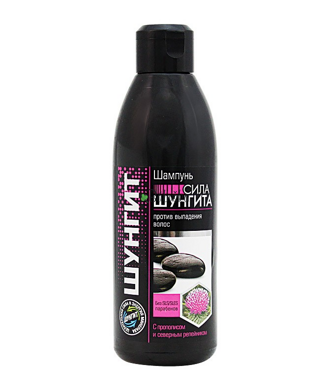 Šungitová šampon proti vypadávání vlasů s propolisem a lopuchu 330ml