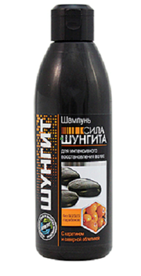 Šungitová šampon pro intenzivní péči o vlasy s keratinem a Severka rakytníkem 330 ml