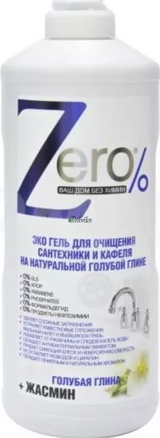  Zero- EKO gel na čištění koupelen s přírodním modrým jílem a jasmínem 500 ml