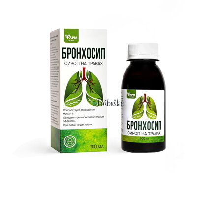 Brochosip bylinný sirup, 100ml.
