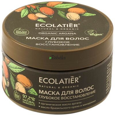 ECL GREEN Maska na vlasy,, Hĺbková obnova" BIO ARGAN, 250 ml