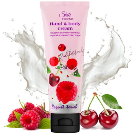 Shik - Hydratačný krém na ruky a telo s goji a červenými bobuľami, 75 ml