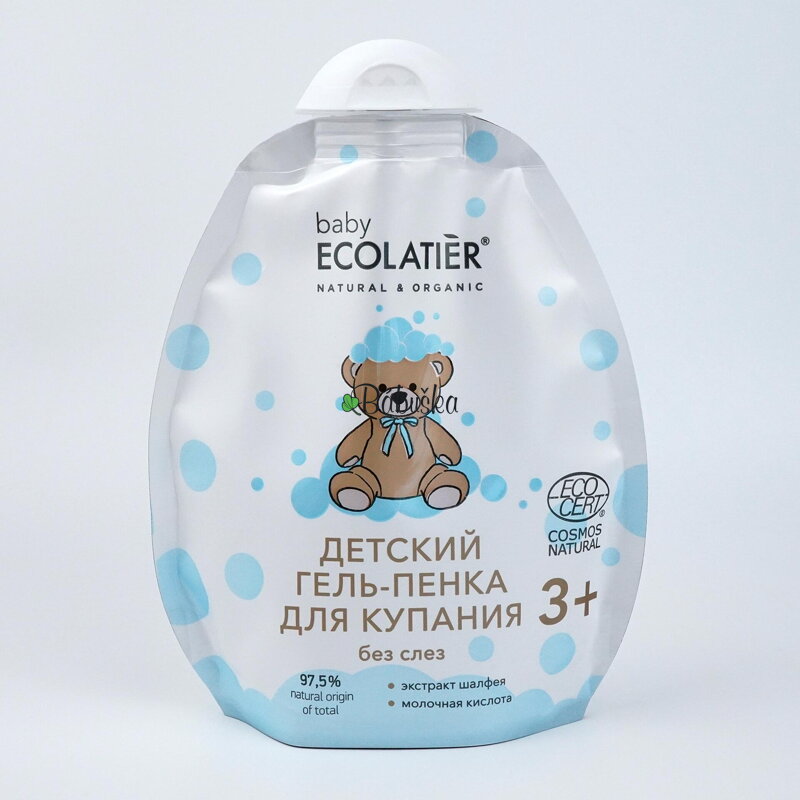 Ecolatier - Detský penový gél na kúpanie 3+ "Bez sĺz" 250 ml Ecolatier - Detský penový gél na kúpanie 3+ "Bez sĺz" 250 ml
