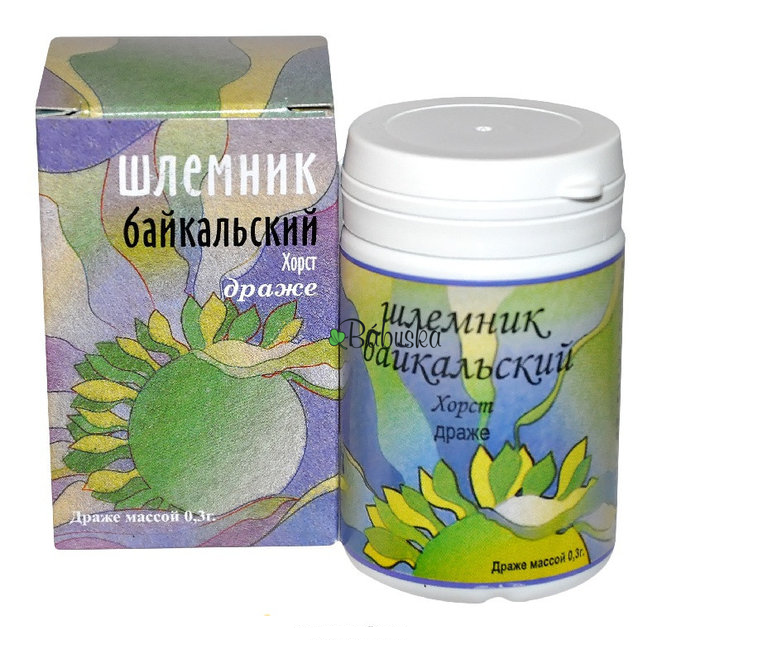 Šišák bajkalský (kořen) dražé 50g. Šišák bajkalský (kořen) dražé 50g.