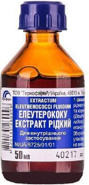 Eleuterokok extrakt -  50 ml.