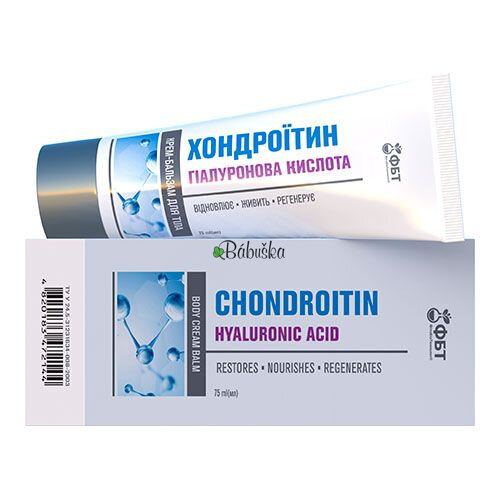 FBT Telový krémový balzam s chondroitínom a kyselinou hyalurónovou 75 ml FBT Telový krémový balzam s chondroitínom a kyselinou hyalurónovou 75 ml