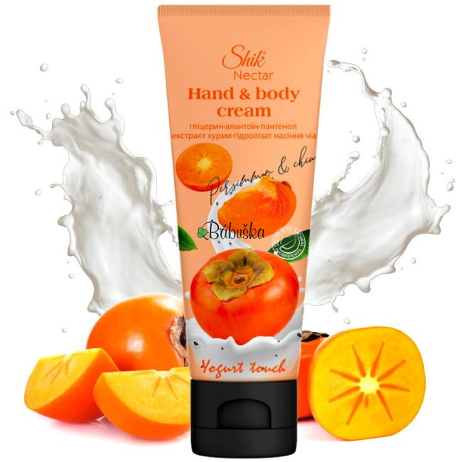 Shik - Krém na ruky a telo s extraktom z kaki a hydrolyzátom chia semienok, 75 ml