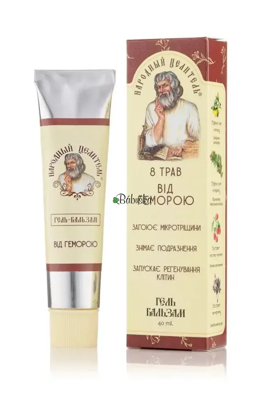 Ľudový liečiteľ - Gél-balzam na hemoroidy 40 ml Ľudový liečiteľ - Gél-balzam na hemoroidy 40 ml