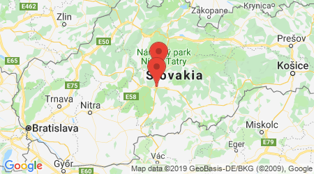 Google map: Horná 27 Banská Bystrica