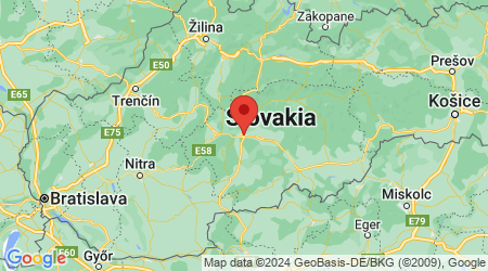 Google map: Horná 27 Banská Bystrica